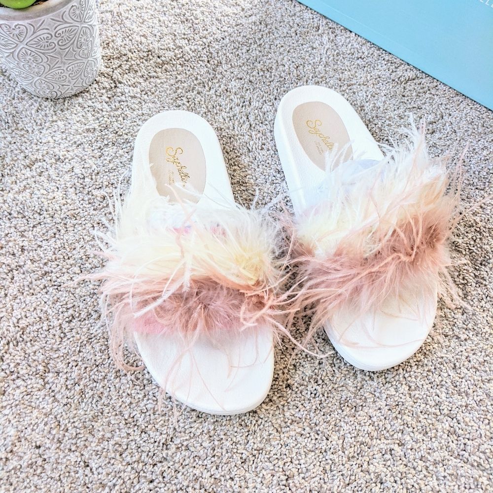 NWT Anthropologie Seychelles In Your Cap Pink Slide Sandals - Picture 7 of 11